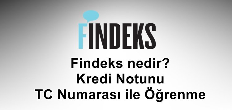 Findeks nedir? Kredi Notunu TC Numarası ile Öğrenme